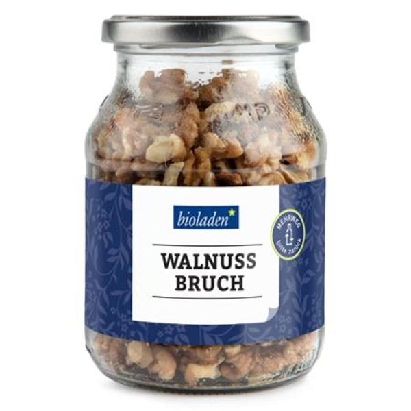 Produktfoto zu Walnussbruch im Pfandglas