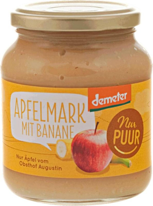 Produktfoto zu Apfelmark mit Banane ungesüßt  6x360g