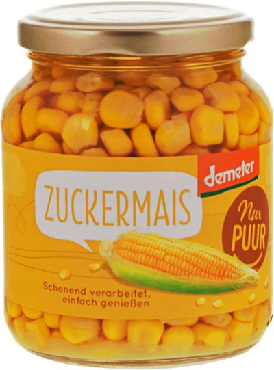 Produktfoto zu Zuckermais im Glas 6x350g