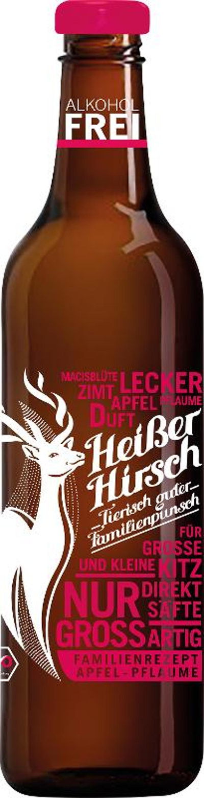Produktfoto zu Familienpunsch Heißer Hirsch Rot alkoholfrei