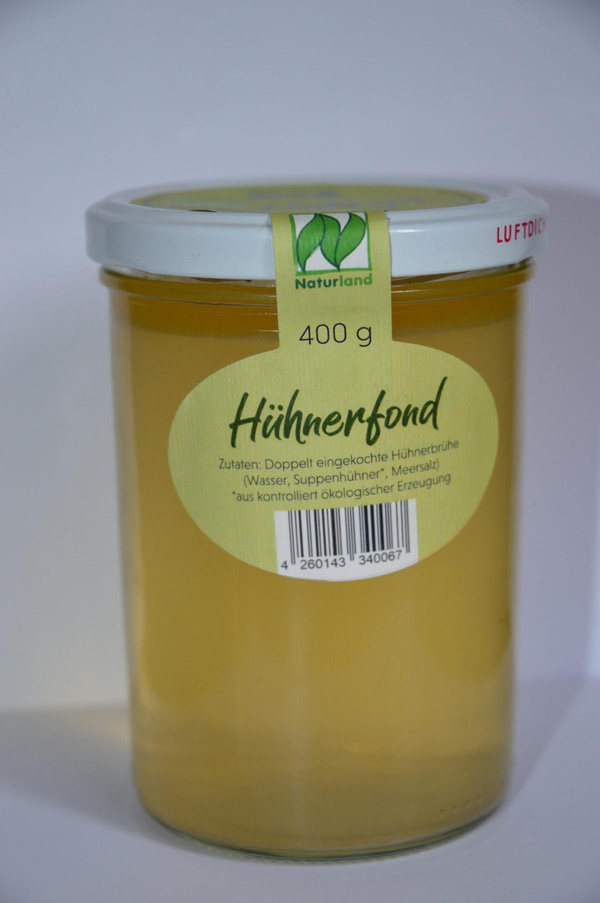 Produktfoto zu Hühnerfond im Glas 435ml