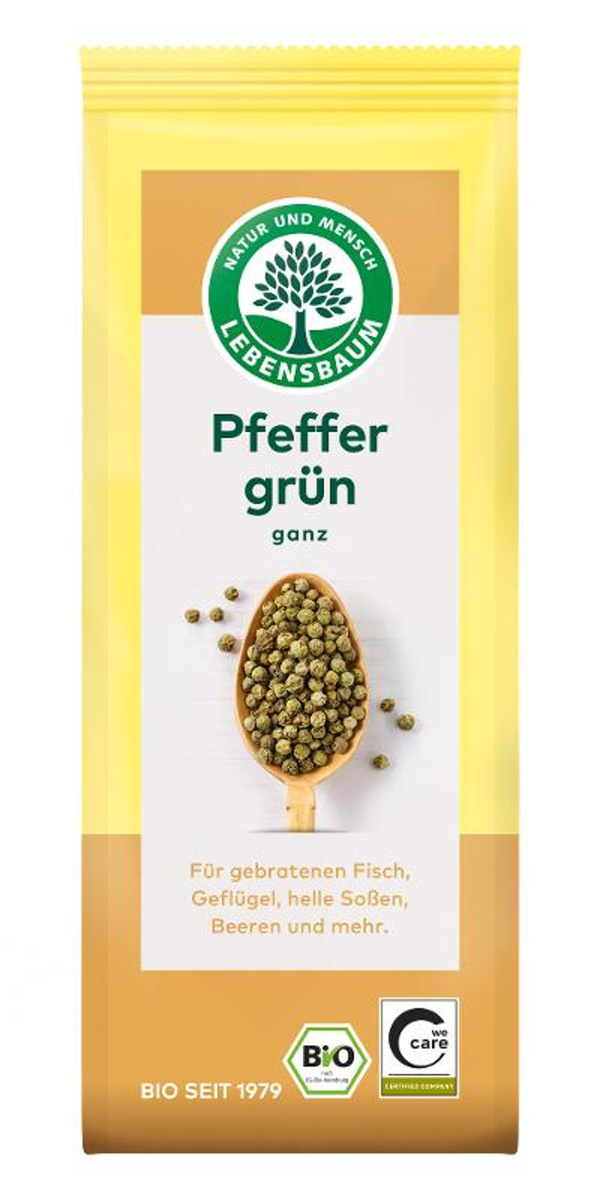 Produktfoto zu Pfeffer grün ganz, 6x35g