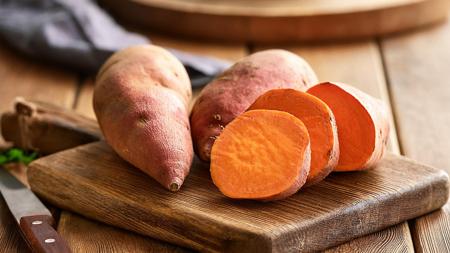 Rezeptbild für Süßkartoffeln mit Spinat