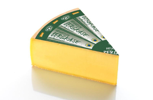 Produktfoto zu Heumilch Bergkäse g.t.S. 50% Fett Rohmilchkäse