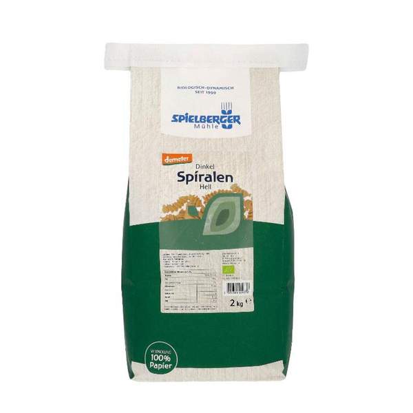 Produktfoto zu Dinkel Spiralen hell  2kg