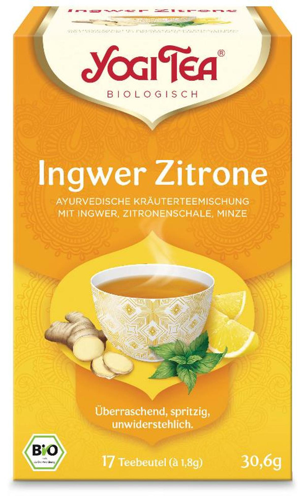 Produktfoto zu Yogi Tea® Ingwer Zitrone TB