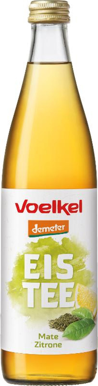 Produktfoto zu Eistee mit Mate Zitrone 10x0,5l