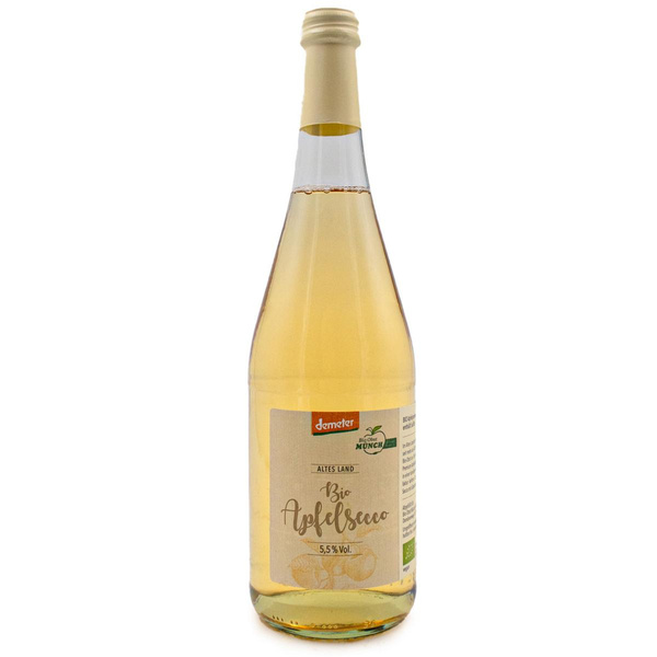Produktfoto zu Apfelsecco 5,5% vom Obsthof Münch