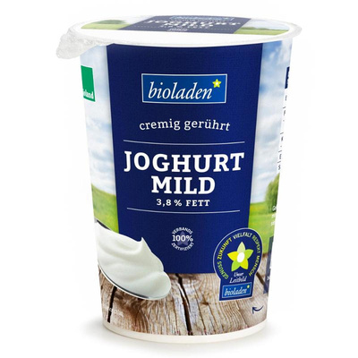 Produktfoto zu Joghurt Natur mild 3,8% 500g im Becher