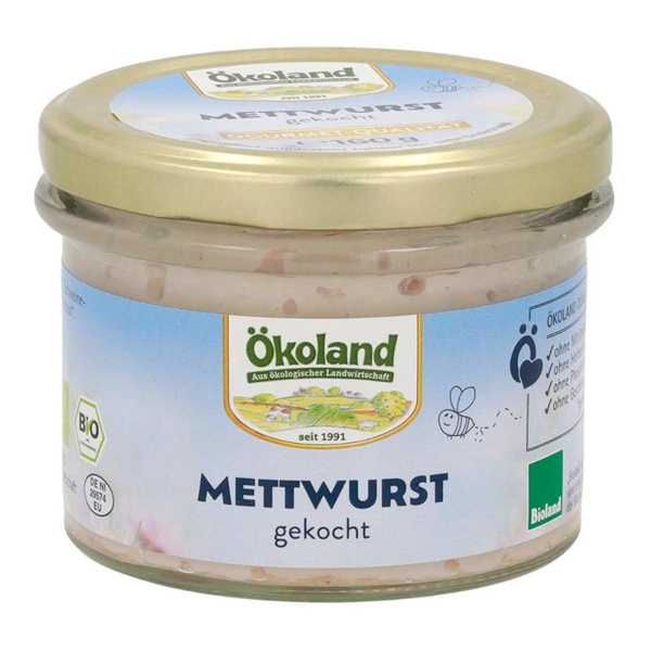 Produktfoto zu Mettwurst gekocht im Glas