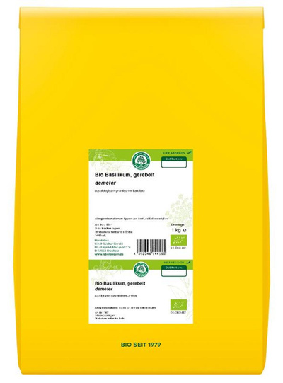 Produktfoto zu Basilikum gerebelt und getrocknet 1kg