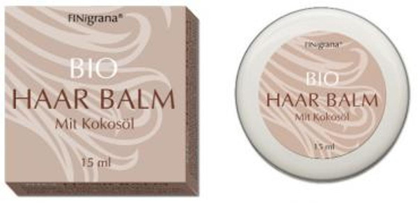 Produktfoto zu Haar Balm mit Kokosöl, 15 ml im Tiegel