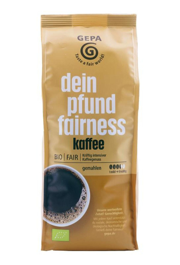 Produktfoto zu Crema Das faire Pfund gemahlen