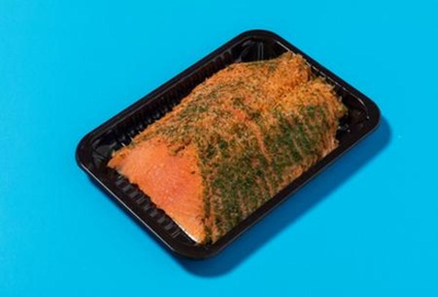 Produktfoto zu Graved Lachs in Scheiben - Frischebox MHD 26.12.