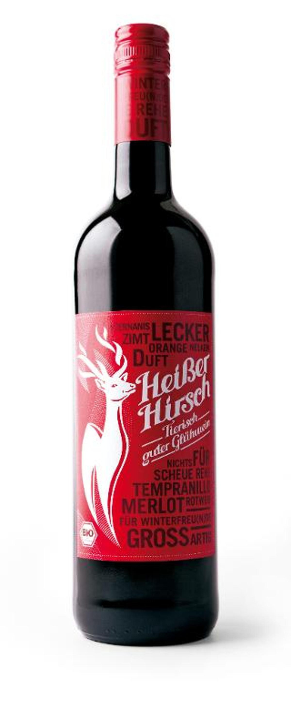 Produktfoto zu Heisser Hirsch rot 6x0,75l