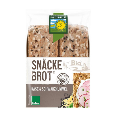 Produktfoto zu Snäckebrot Schwarzkümmel Käse 8x200g