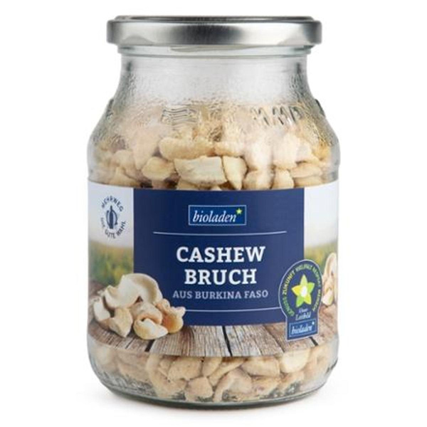 Produktfoto zu Cashew Bruch bioladen Mehrwegglas