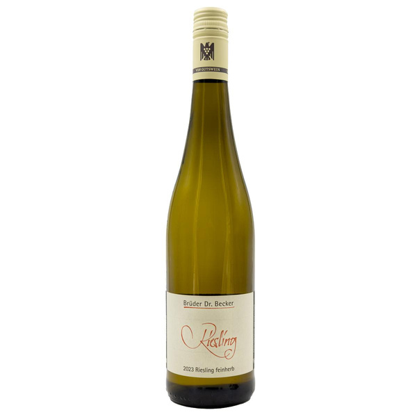 Produktfoto zu Riesling feinherb 2023 Brüder Dr. Becker