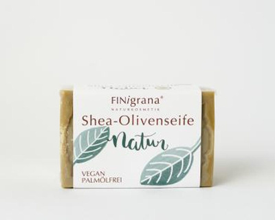 Produktfoto zu Olivenseife mit Bio-Sheabutter natur 100g