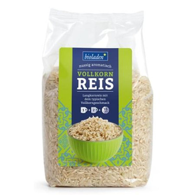 Produktfoto zu Vollkornreis Langkorn 6x500g bioladen