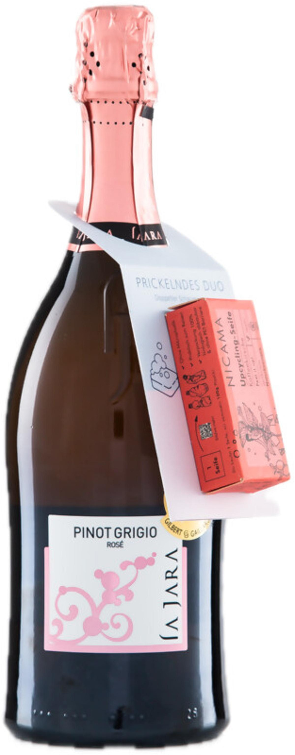 Produktfoto zu Spumante Pinot Grigio Rosé Brut La Jara mit NICAMA Seife