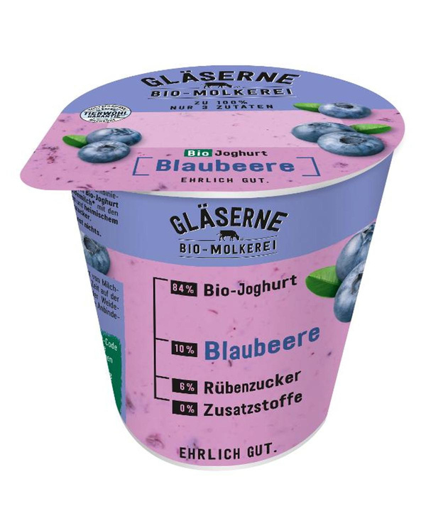 Produktfoto zu Joghurt pur Blaubeere, 8x150g