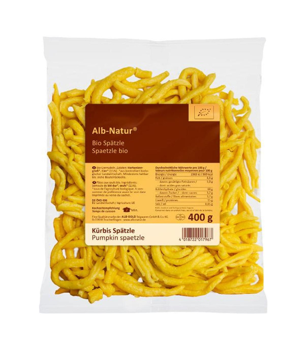 Produktfoto zu Spätzle Kürbis