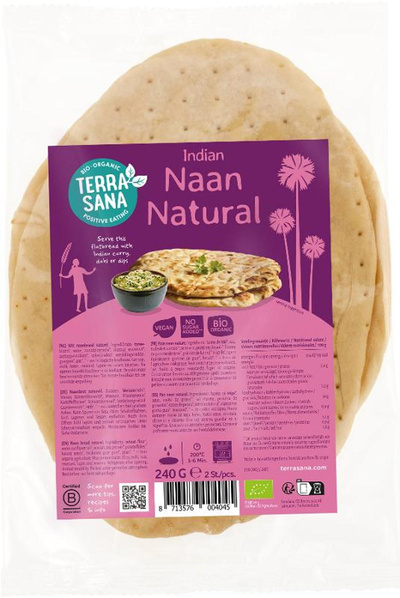 Produktfoto zu Naanbrot naturell, 2 Stück 240g