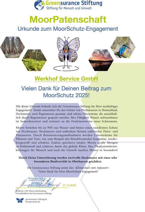 Moor-Urkund 2025