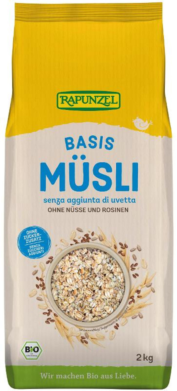 Produktfoto zu Basis Müsli Rapunzel 2kg