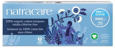 Produktfoto zu Natracare Tampons Super, 20 Stück