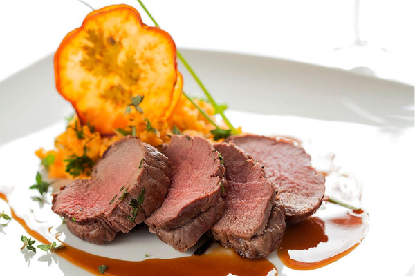 Produktfoto zu Hirschmedaillons, 4 Stück ca. 400 g