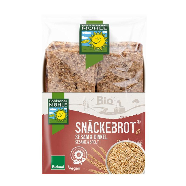 Produktfoto zu Snäckebrot Sesam Dinkel 8x200g