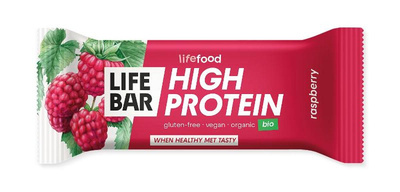 Produktfoto zu Lifebar Protein Himbeere