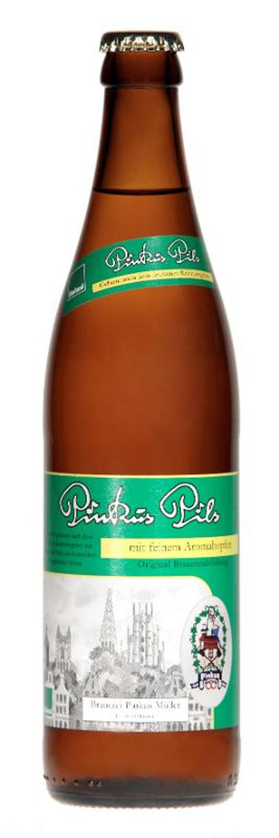 Produktfoto zu Pinkus Pils, 8 x 0,5l