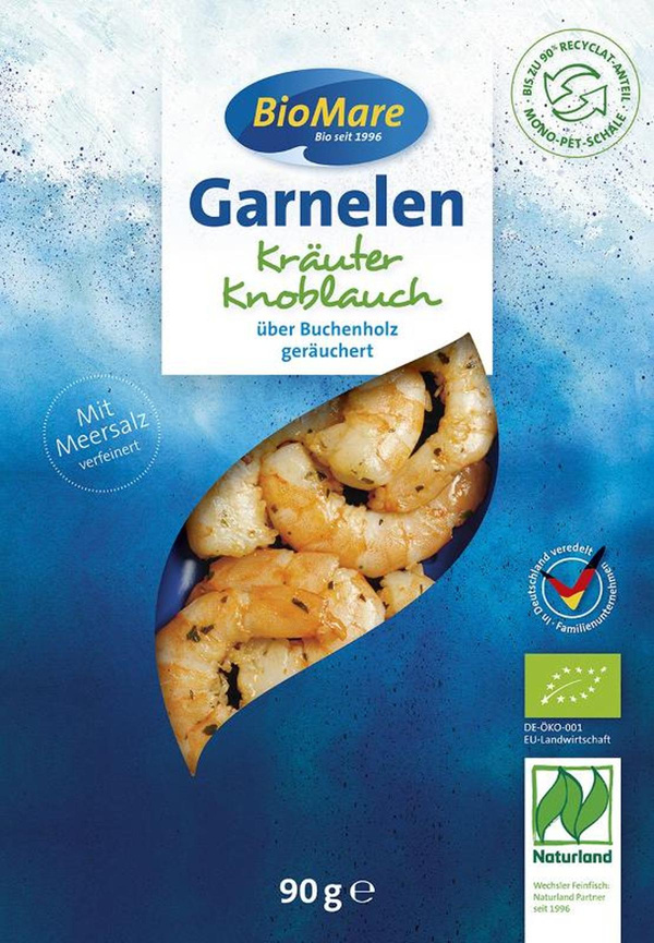 Produktfoto zu Bio Mare Garnelen mit Kräutern und Knoblauch