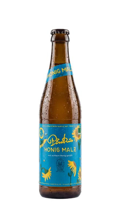 Produktfoto zu Pinkus Honig Malzbier,  24x0,33l