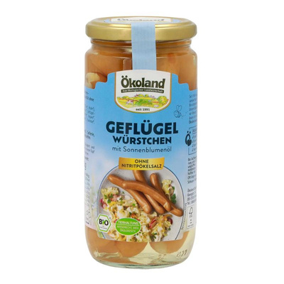 Produktfoto zu Geflügelwürstchen im Glas, 6x180g