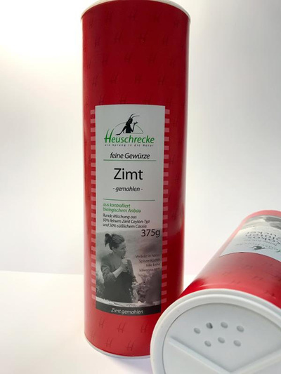 Produktfoto zu Zimt gemahlen Dose 375g