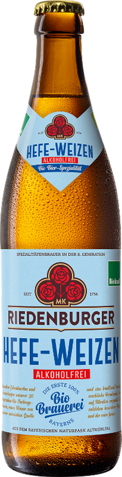Produktfoto zu Riedenburger Hefeweizen alk.frei 10x0,5l