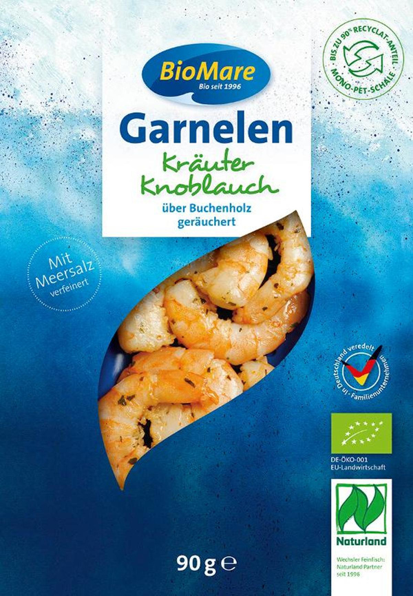 Produktfoto zu Bio Mare Garnelen mit Kräutern und Knoblauch