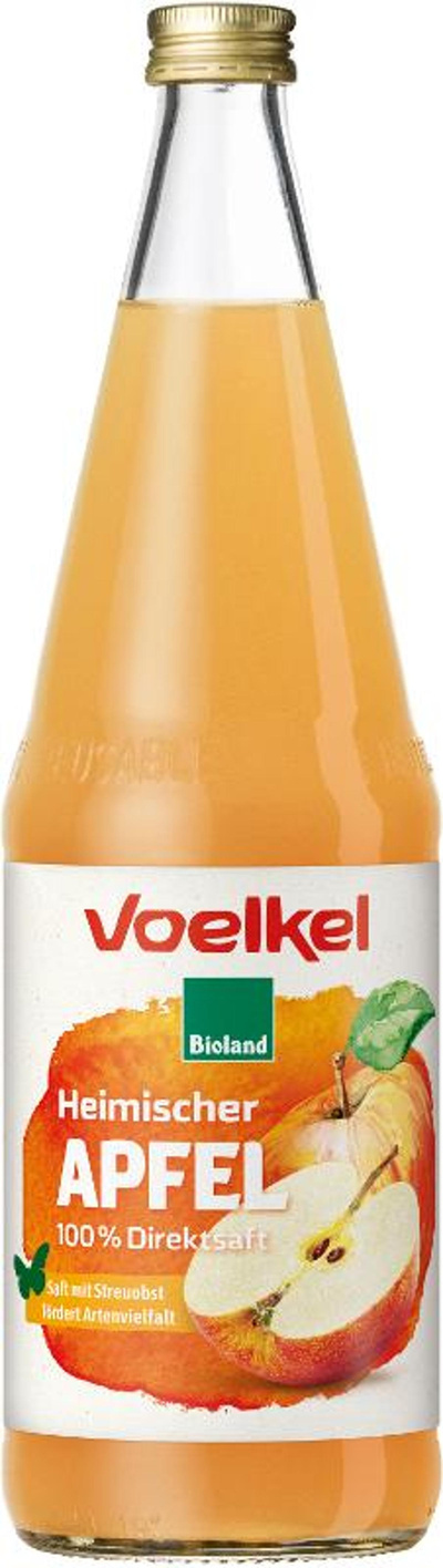 Produktfoto zu Apfelsaft Streuobst naturtrüb 1l