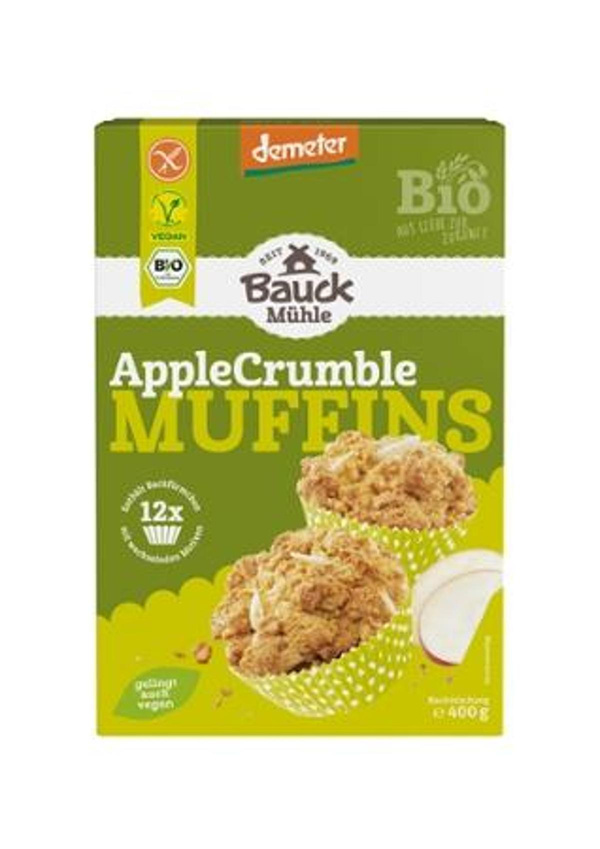 Produktfoto zu Backmischung Apple Crumble Muffins glutenfrei