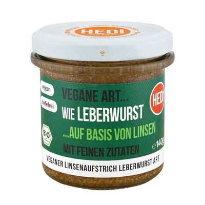 Produktfoto zu Vegane Art Leberwurst mit feinen Zutaten