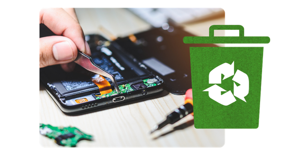 Handy recyclen