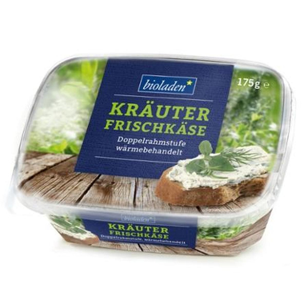 Produktfoto zu Frischkäse Kräuter bioladen 175g