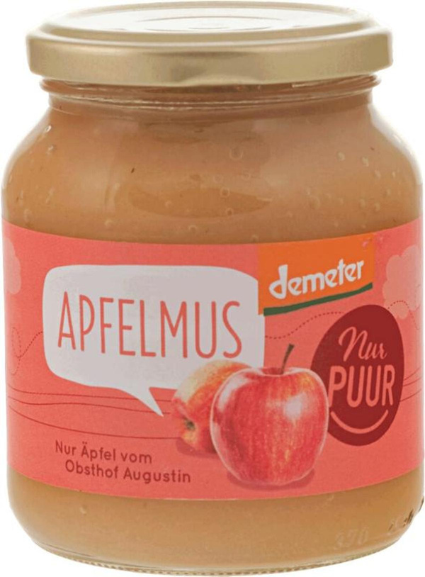 Produktfoto zu Apfelmus Nur Puur 360g