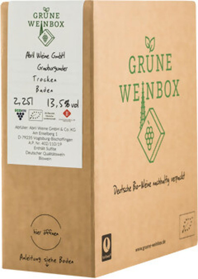 Produktfoto zu Grauburgunder QW Kaiserstuhl Edition Anna Grüne Weinbox