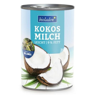 Produktfoto zu Kokosmilch fettarm 9% bioladen