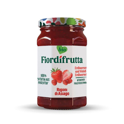 Produktfoto zu Fiordifrutta Erdbeere & Wald Erdbeere Aufstrich
